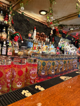 TUMK Holiday Collins glass designed & produced by Gay Fad Studios