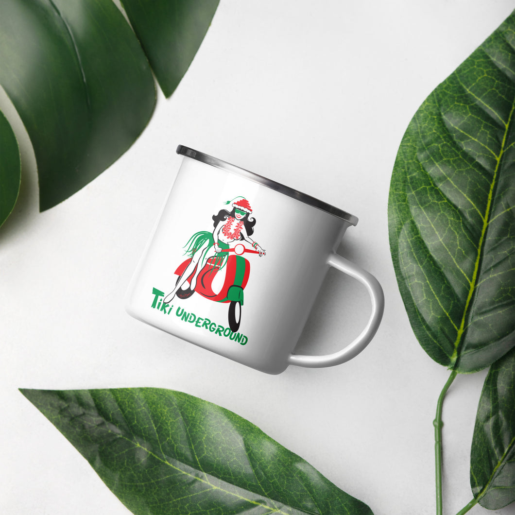 Kymm! Bang Holiday Enamel Mug