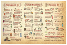 Tiki Underground 2024 Cocktail Menu