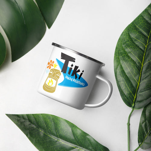 TU logo Enamel Coffee Mug