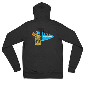 TU logo Unisex zip hoodie